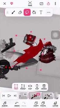 Blood splatter animation tutorial #flipaclip #madnesscombatanimation #tutorial #shorts