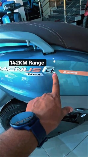 142km Range Electric Scooter Under 1 Lakh | Ampere Magnus Grand Max 65kmh