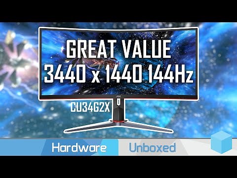 AOC CU34G2X Review, The Best Value 1440p 144Hz Ultrawide Monitor