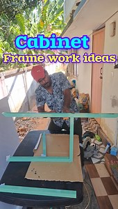 Aluminium kitchen cabinet frame work ideas #trendingreels #doors #aluminium #carpentry #shorts @highlight | Shiju Ikbal