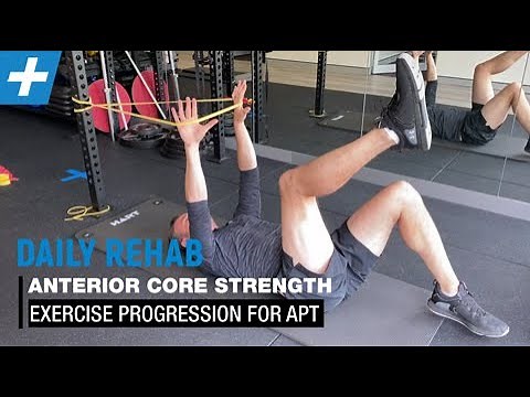 Anterior Core Strength Exercise Progression for Pelvic Tilt | Tim Keeley | Physio REHAB