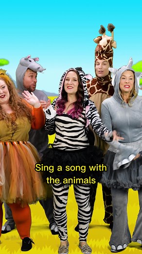 Animal Songs for Kids 🐘🦒🦓🦁🦛 | Toddler Music Fun!