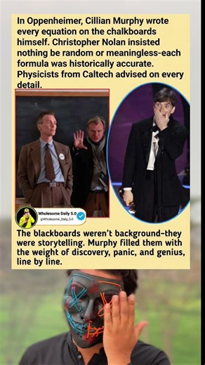 On Oppenheimer, Cillian Murphy handwrote accurate equations as Christopher Nolan ensured Caltech