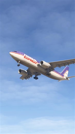 FedEx Airbus A300 Coming In For Landing