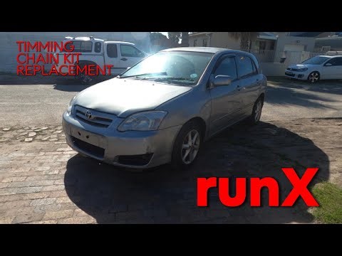 Toyota runX timing chain kit replacement