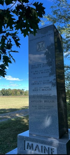 2.6K views · 72 reactions | Today were showing you the Maine Monument at the Third Winchester Battlefield Park! Where in the Shenandoah Valley do you want us to visit for next weeks video? #ShenandoahValley #History #CivilWar #Virginia #Maine | Shenandoah Valley Battlefields National Historic District | Facebook