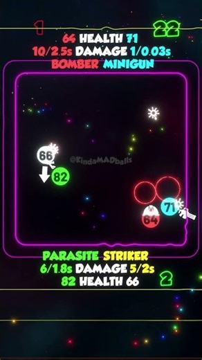 BOMBER 💣 VS MINIGUN ⚙️ VS PARASITE 🦠 VS STRIKER 🎳