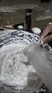 texture art paste making