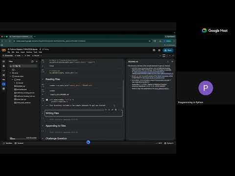 Python Live Session