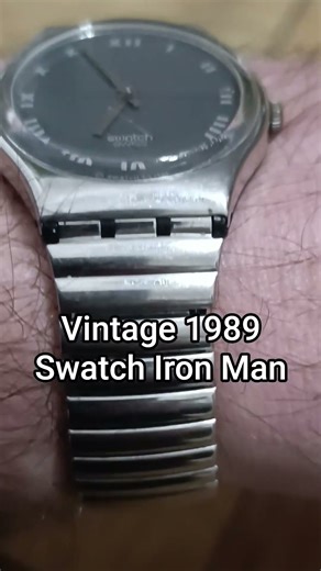 Iron man watch - Vintage Swatch from 1989