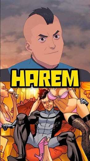 Mohawk Mark Has A HAREM of Atom Eve Cosplayers | Invincible Season 3 #invincible #comics #shorts