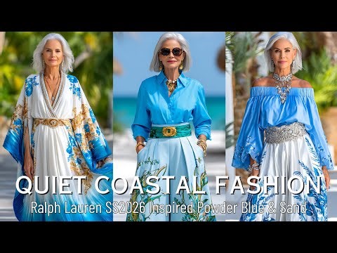 Ralph Lauren SS2026 Inspired Looks | Polished Resort Outfits in Powder Blue & Sand 💙🌾