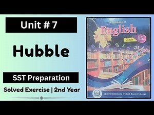 Unit 7 Hubble Exercise Exercise | Class 12 Unit 7 Hubble | Class 12 English | SST Test Preparation