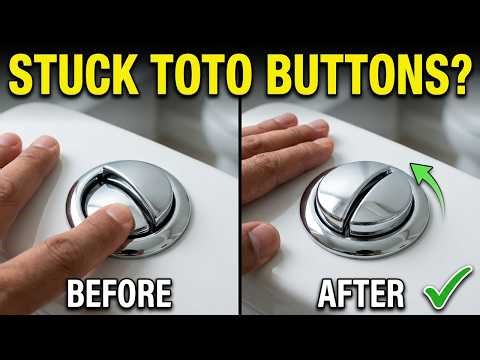 How to fix Buttons On ToTo Toilet For better Flush