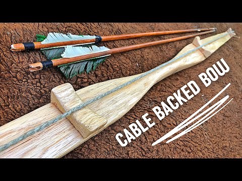 Making a Cable Backed Bow - Woodworking Ideas