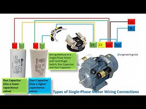Single-Phase Motor Wiring - Complete Guide