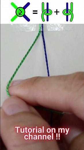 How to make a knot | Backwards-Forwards & Forwards-Backwards KNOT | Friendship Bracelet Knot
