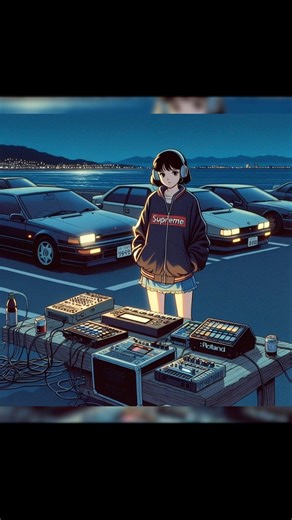 80s Japanese Techno Pop Mix Out Now! 💾 tokyo techno girl #Shorts