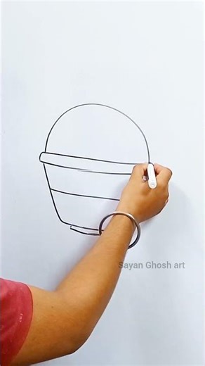 Ice Cream Drawing 🍦 | Easy Step by Step Ice Cream Cone Drawing #shortsfeed #shorts #art