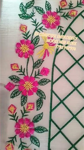 SS Computer Embroidery Works and Botique new design on going call for this work 7793912914
