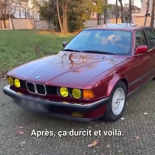 Le charme des années 90 ✨ BMW 730i, 188 chevaux d’élégance allemande et feux jaunes d’époque 💛 » #BMW730i #Youngtimer #BMWClassic #GermanElegance #PassionAutomobile | Akram Junior Daily