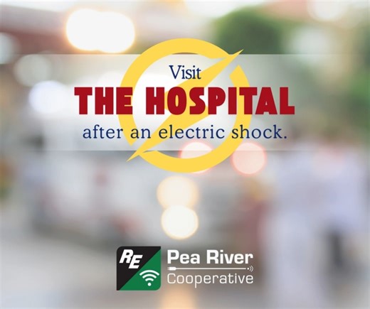 ⚡ First responders, beware of electric shock. Standard household voltage—600V—can cause injury or death. First responders risk contact with 69KV from power lines. You can’t see electricity, but it can burn through internal organs and soft tissues on its path to ground. Visit the hospital after a shock, even if you feel well. | Pea River Electric Cooperative | Facebook