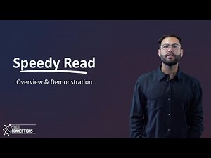 Speedy Read | Word Connections