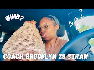 🩷💕Miss Brooklyn 💕🩷 Coach Brooklyn in Brass/Natural (straw) WIMB💕