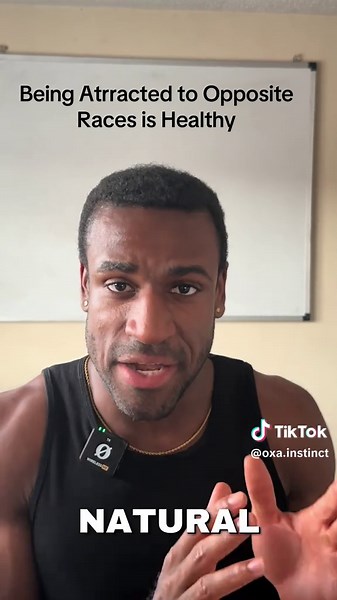 Being attracted to women outside your race is natural and healthy. Evolution favors genetic diversity, it makes offspring stronger, more adaptable, and more attractive. Don’t let society gaslight you out of what biology designed. #primaltruth #evolutionaryedge #menshealth #biology #attractiveness