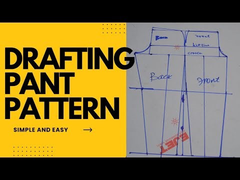 Draft Your Own Pants in 15 Minutes! | Easy DIY Pattern Making