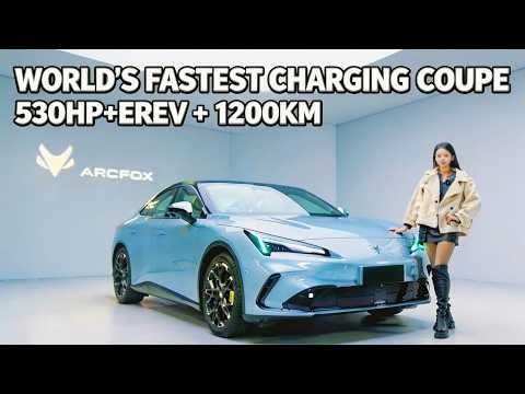 New 2026 Arcfox Alpha S5: World's Lowest Drag + 525km in 15 Min Charge!