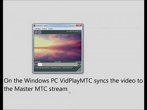 Avid Pro Tools: demo video playback server using MIDI Time Code(MTC) & VidPlayMTC