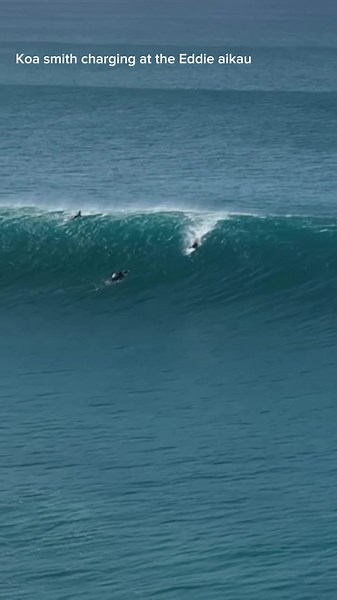 Koa Smith Competes in the Eddie Aikau Big Wave Event
