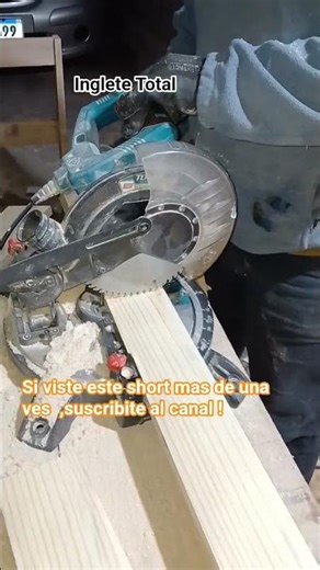 corte de inglete #carpintería #woodworking #moveis #ingletadora #wood #marcenaria