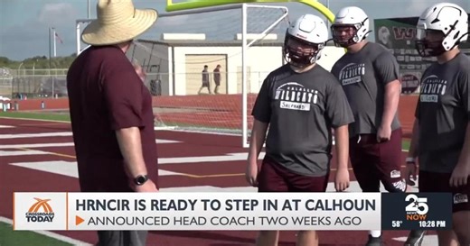 New Calhoun head coach Stephen Hrncir is ready for the challenge