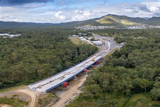 New bridge complete as part of $1.98 billion Rockhampton Ring Road project