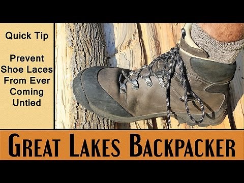 Quick Tip - Prevent Your Shoe Laces From Ever Coming Untied