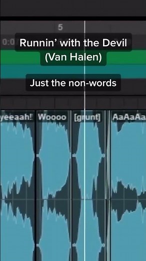 Van Halen - Runnin' with the Devil - Non Words Only