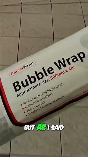 Bubble Wrap Price Comparison: Home Bargains vs. Online Savings! #shorts