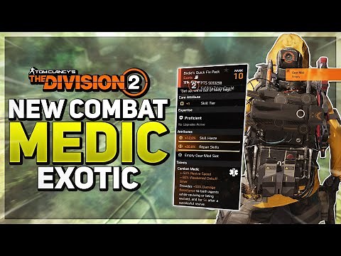 *NEW EXOTIC BACKPACK* The Division 2: "Birdie's Quick Fix Pack" Review...