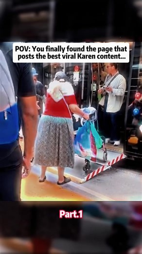 Karen ONLY wants help from the driver, no one else 🙅♀️ #karens #karenvideos #karenstrikesagain #karenfreakout #karenviralvideo #