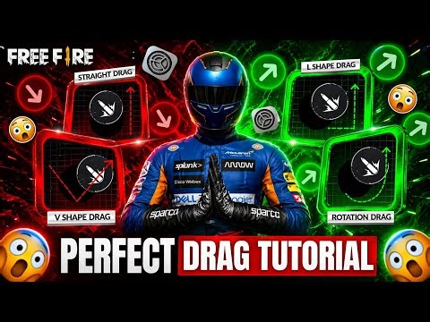 Noob ➝ Pro Aim 😱 Perfect Drag Tutorial | Free Fire Headshot Trick
