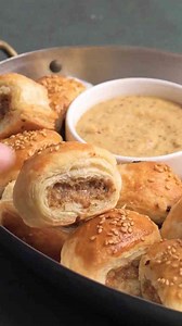 Mini Turkey Apple Sausage Rolls