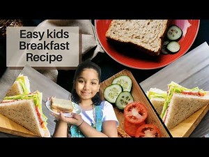 Easy Breakfast Recipe made by Kid | Quick & Tasty recipe for kids