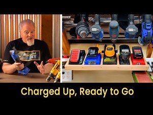 DIY Cordless Tool Charger Station — Maximize Workspace with this Easy Step-by-Step Guide