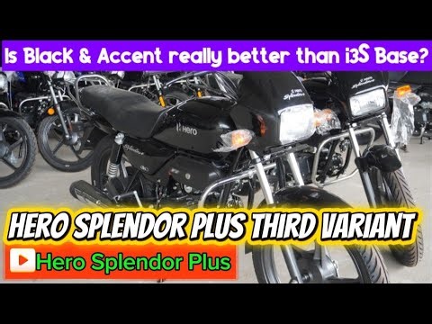 2025 Hero Splendor Plus Black & Accent Edition – Full Review | i3S Variant Comparison, Features