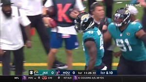 Josh Allen shows his speed sacking Tyrod Taylor from behind