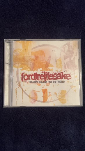 Fordirelifesake - Breathing In Is Only Half The Function (2003, Reissue) CD #posthardcore #metalcore #fyp #cd #fordirelifesake