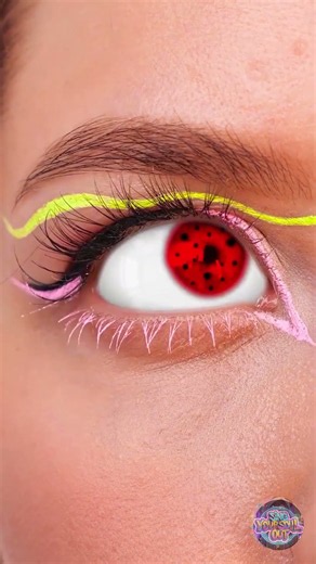 Vibrant Ladybug-Inspired Makeup Makeover! 🌈