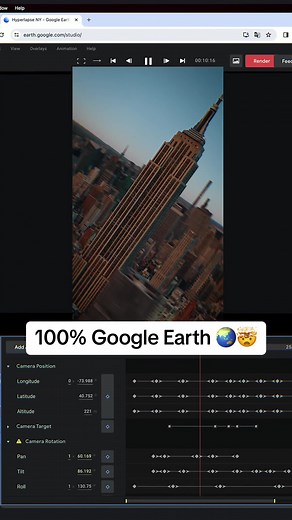 Virtual FPV Flight Tutorial with Google Earth Studio!